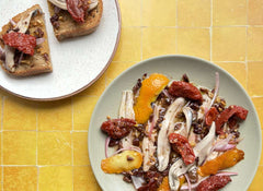 Boquerones with Azouro Olives and Orange