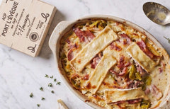 Leek with Smoked Bacon au Gratin with Pont l’Eveque Recipe