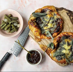 Little Tarts with Big Goats Cheese Hearts