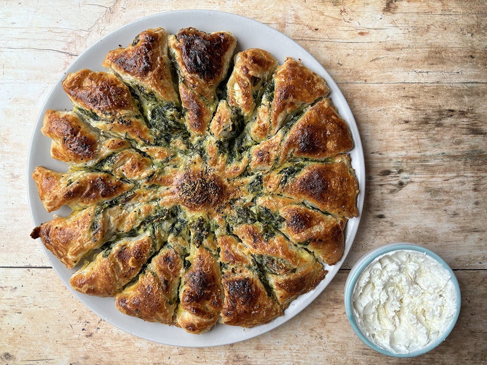 Spinach & St Tola Spring Tarte Soleil