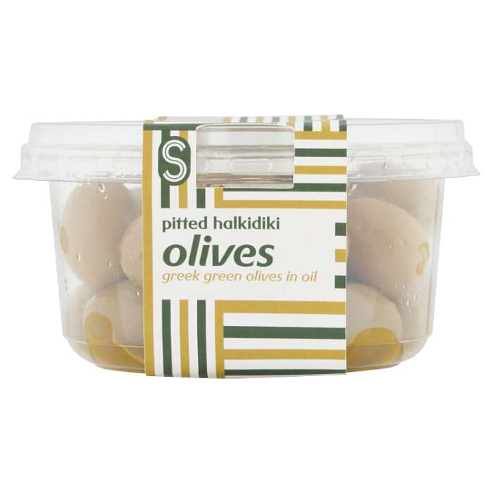 Sheridans Pitted Green Halkidiki Olives