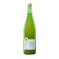 Green bottle of Irish Apple Juice on a white background