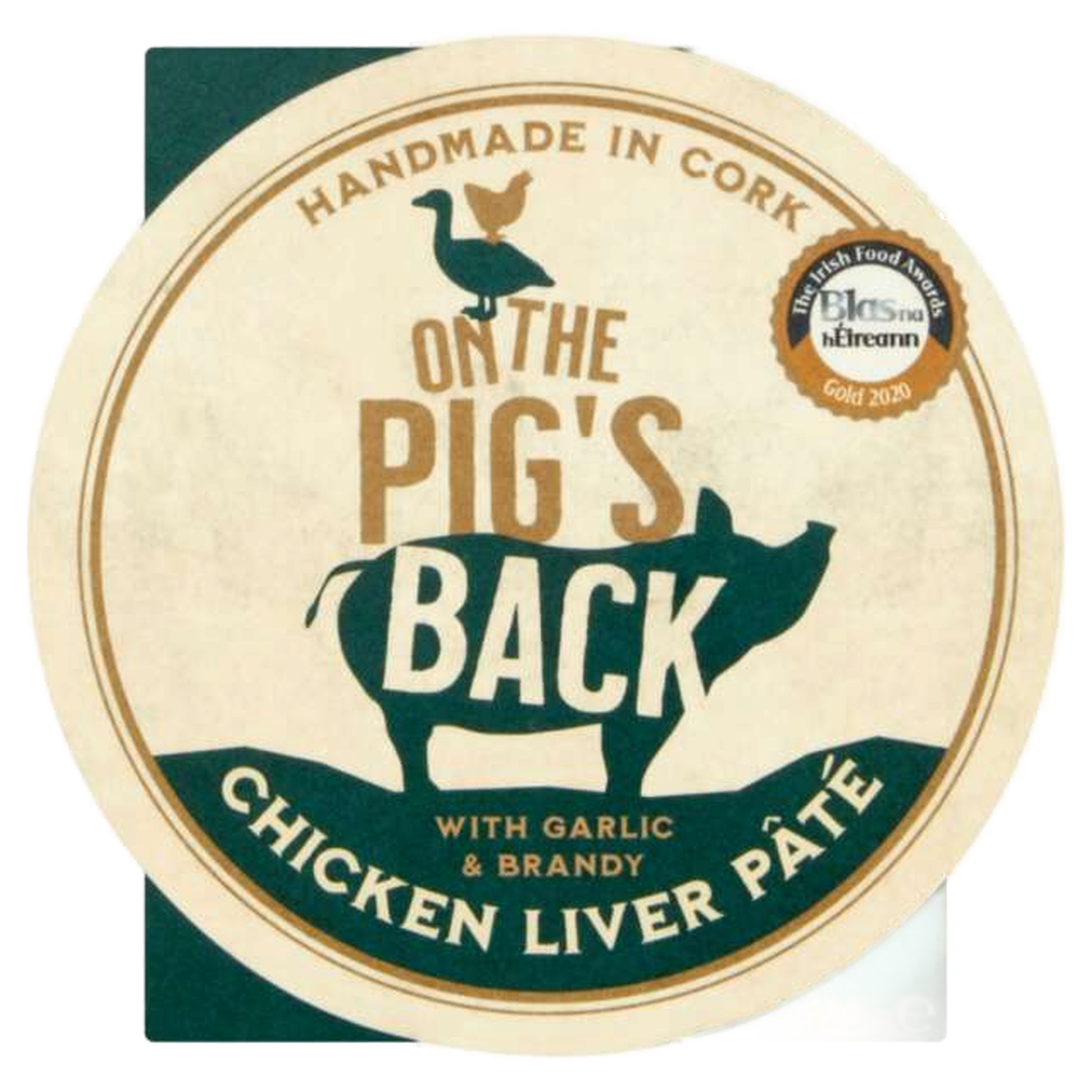 On the Pigs Back Chicken Liver Pate with Garlic and Brandy