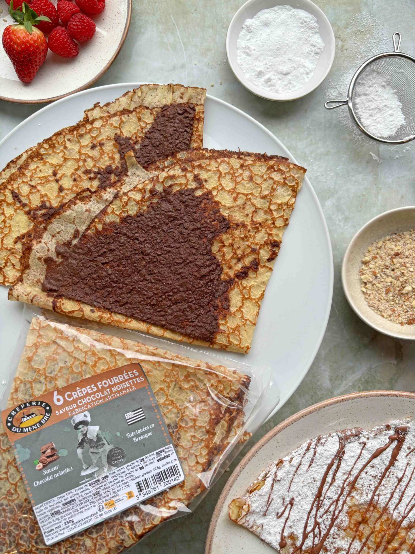 Crêperie du Méné Bré - Chocolate Filled Crepes
