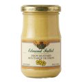 Jar of Edmond Fallot Dijon mustard on a white background