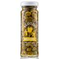 Jar of capers with 'El Gordo' branding on a white background