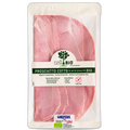 Packaged prosciutto with CosiBio branding on a white background