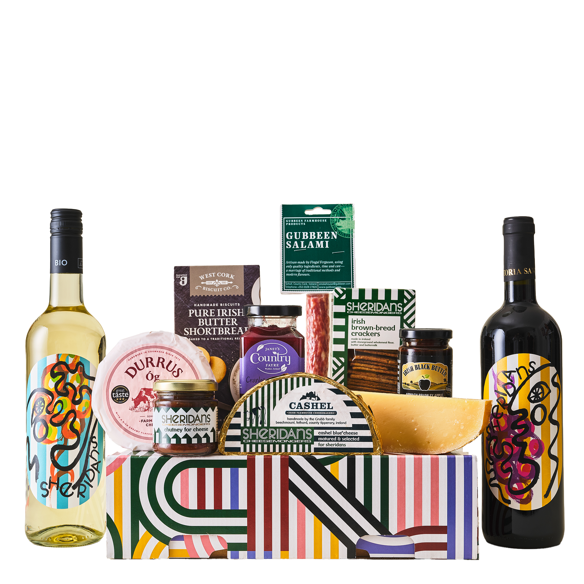 Irish Artisan Hamper With Wine