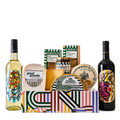 Cheese, Chutney & Cracker Hamper With Wine