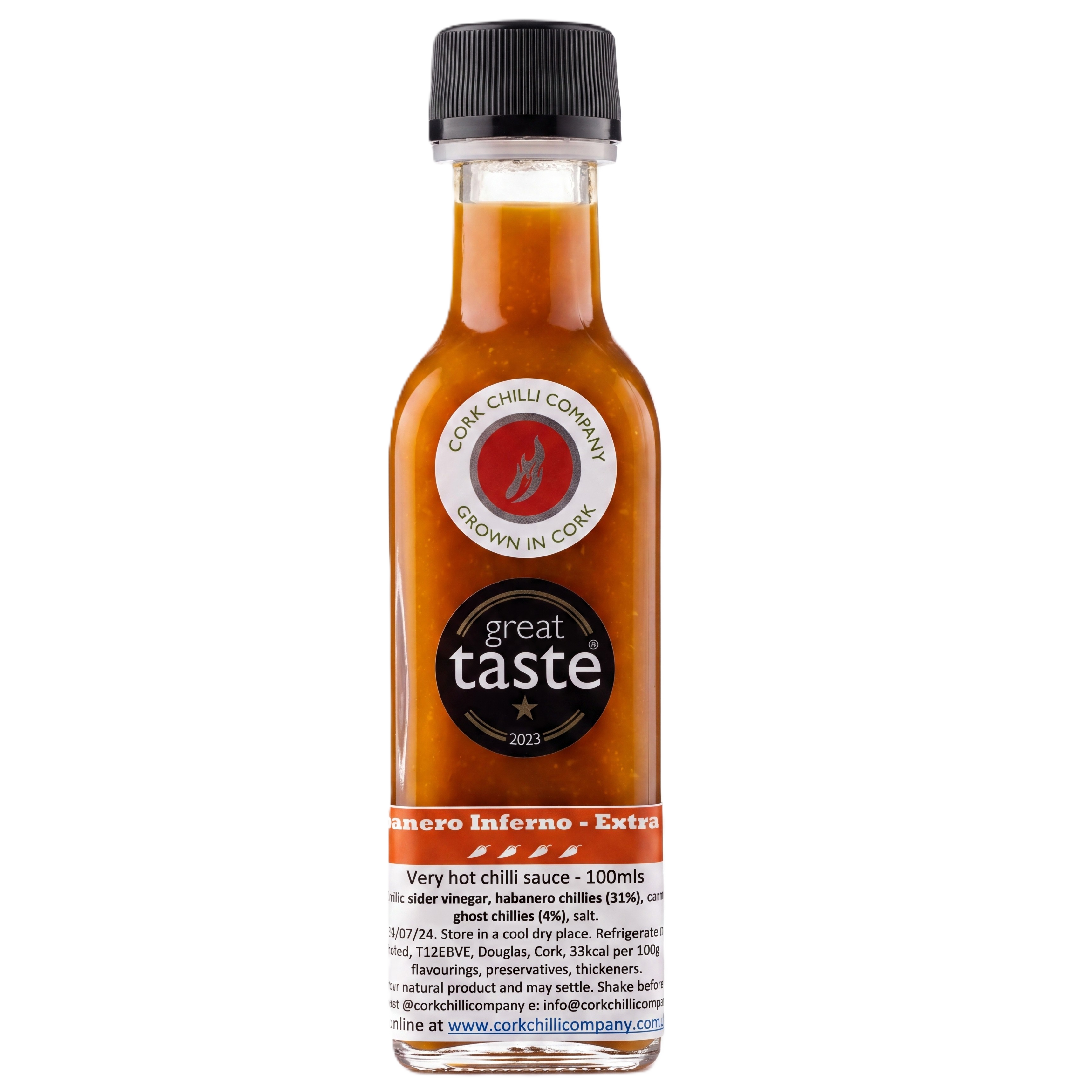 Cork Chilli Co Habanero Inferno - Extra Hot