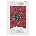 Packaged sliced salami with brand name on a white background