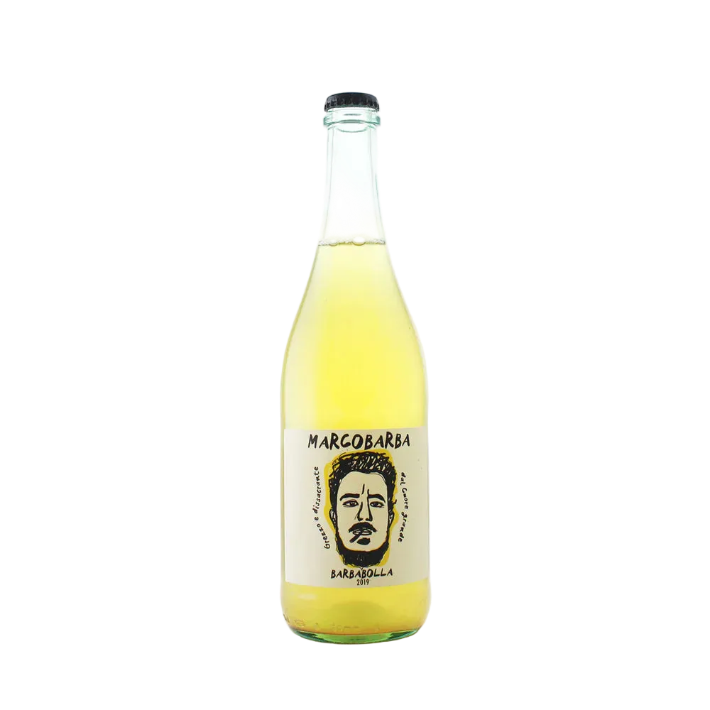 Bottle of Marcobarba Barbarella on a white background