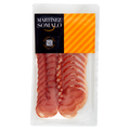 Packaged sliced meat with Martínez Somalo branding on a white background