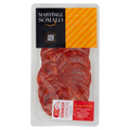 Packaged Spanish Chorizo with Martínez Somalo branding on a white background