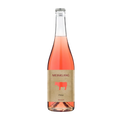 Rose wine bottle with MEINKLANG label on a white background