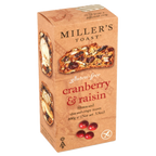 Millers Toast Cranberry & Raisin Gluten Free Crackers