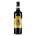 Wine bottle with Amarone label on a white background