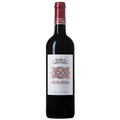 Bottle of Moulin de Gassac wine on a white background
