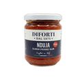 Jar of Diforti Nduja Calabrian Spreadable Salami on a white background