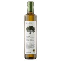 Bottle of Odysea Greek Extra Virgin Olive Oil on a white background