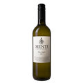 Wine bottle with 'MENTI' label on a white background