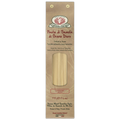 Pasta package with brand logo on a white background
