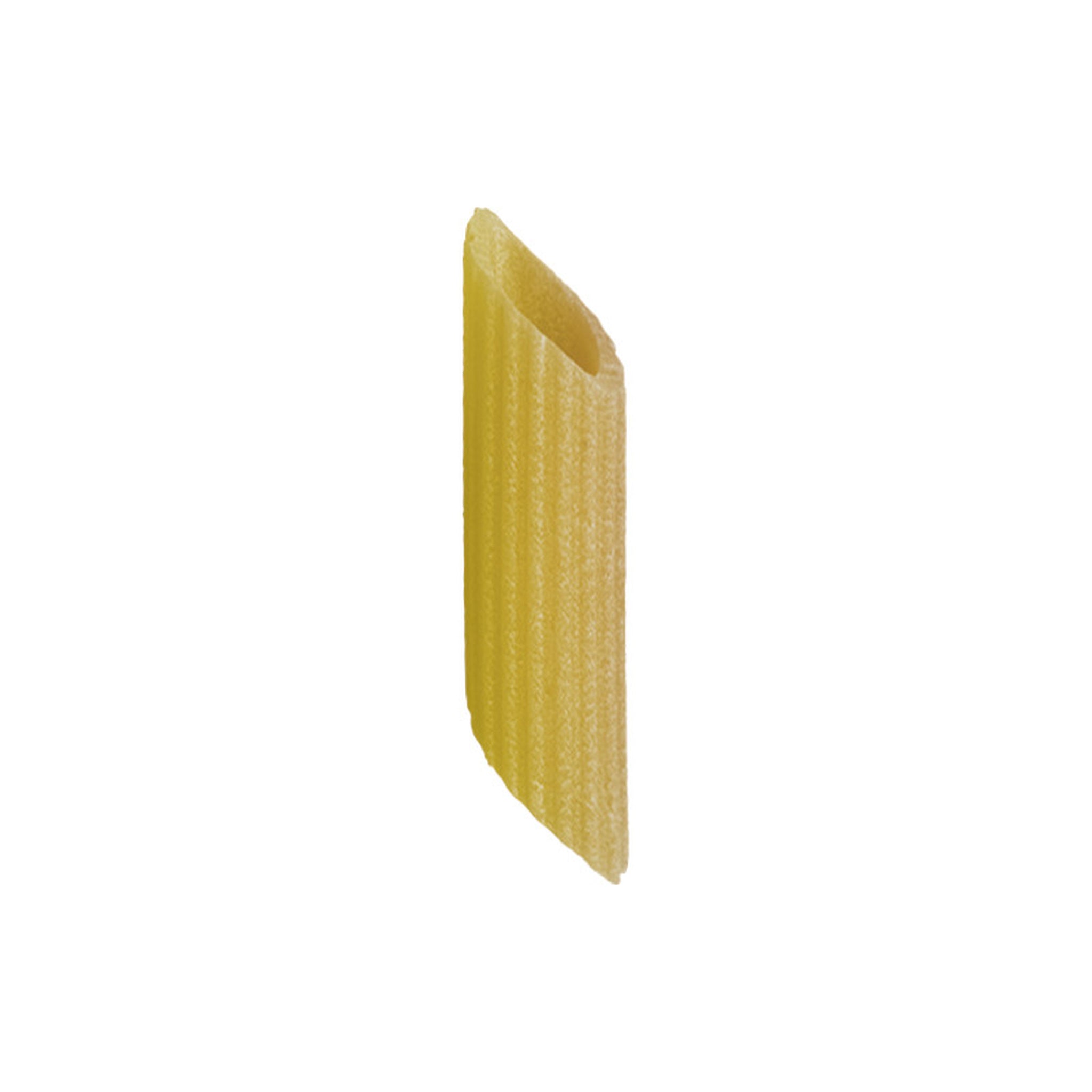Yellow textured object on a white background