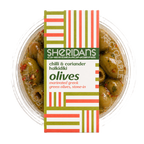 Sheridans Chili & Coriander Halkidiki Olives
