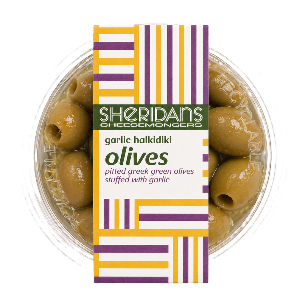 Sheridans Garlic Stuffed Halkidiki Olives
