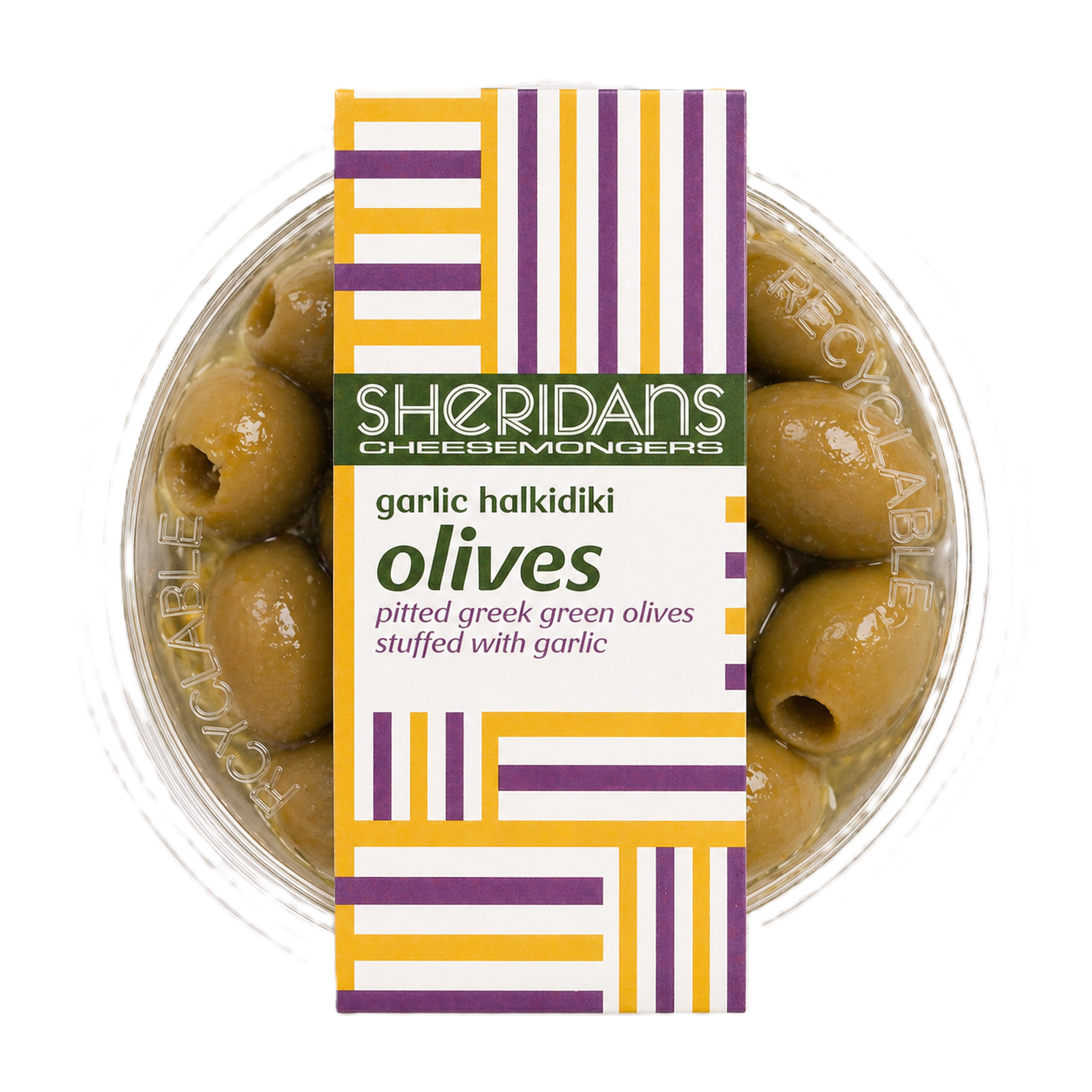Sheridans Garlic Stuffed Halkidiki Olives