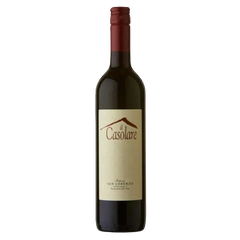Wine bottle with 'il Casolare' label on a white background