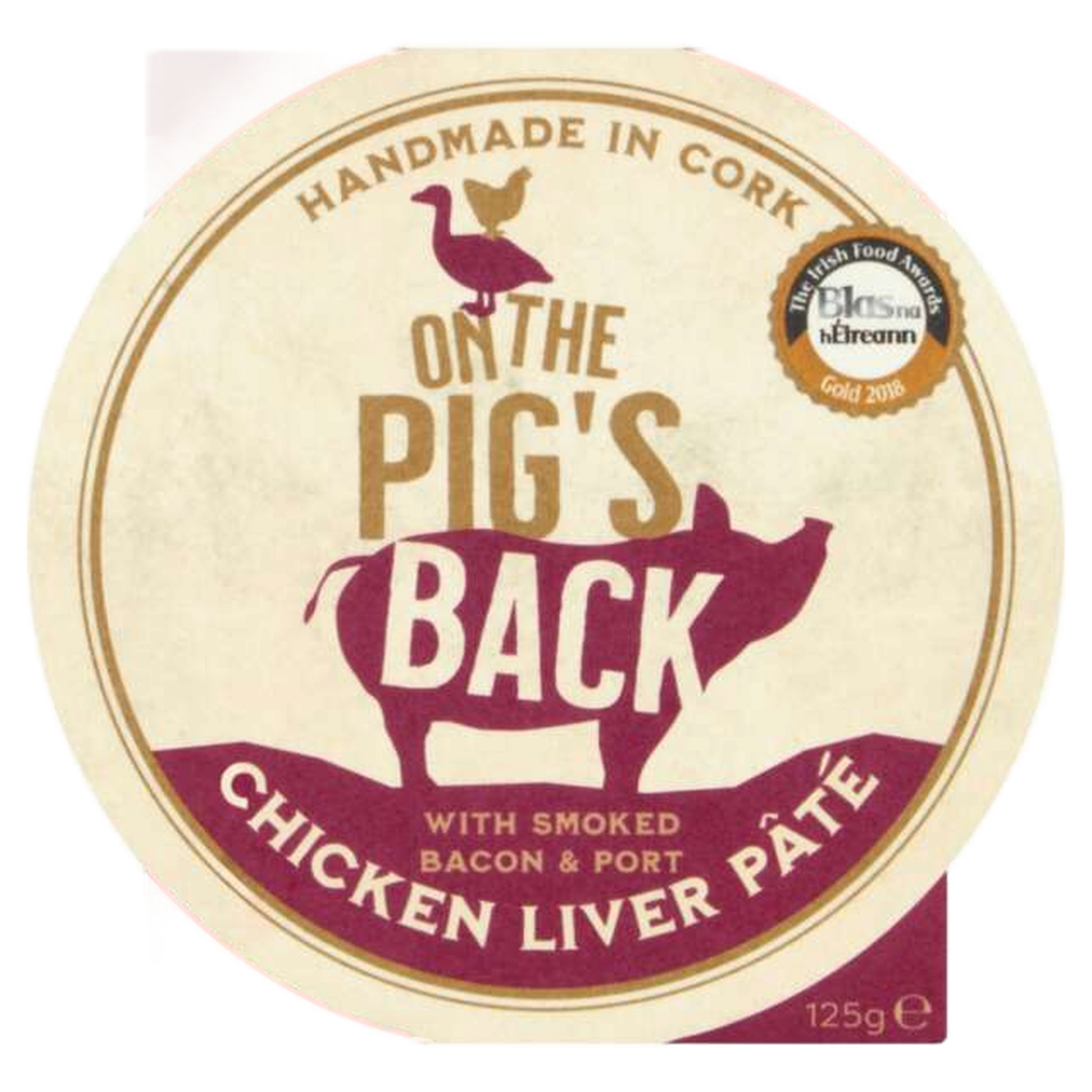 On the Pigs Back Chicken Liver Pate with Port and Smoked Bacon