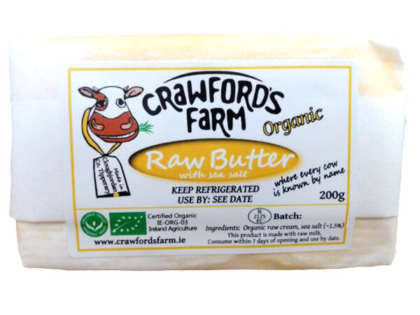 Crawfords Organic Raw Butter