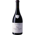 Wine bottle with a white label on a white background