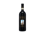 Bottle of Brunello di Montalcino wine on a white background