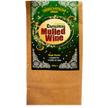 Bag of Christmas Mulled Wine with green and brown design on a white background