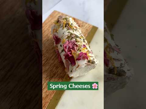 Mini Goat Log with Flowers