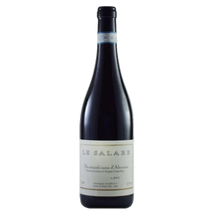 Wine bottle with 'Le Salare' label on a white background