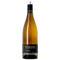 Wine bottle labeled 'Touraine' by Francois Chidaine on a white background