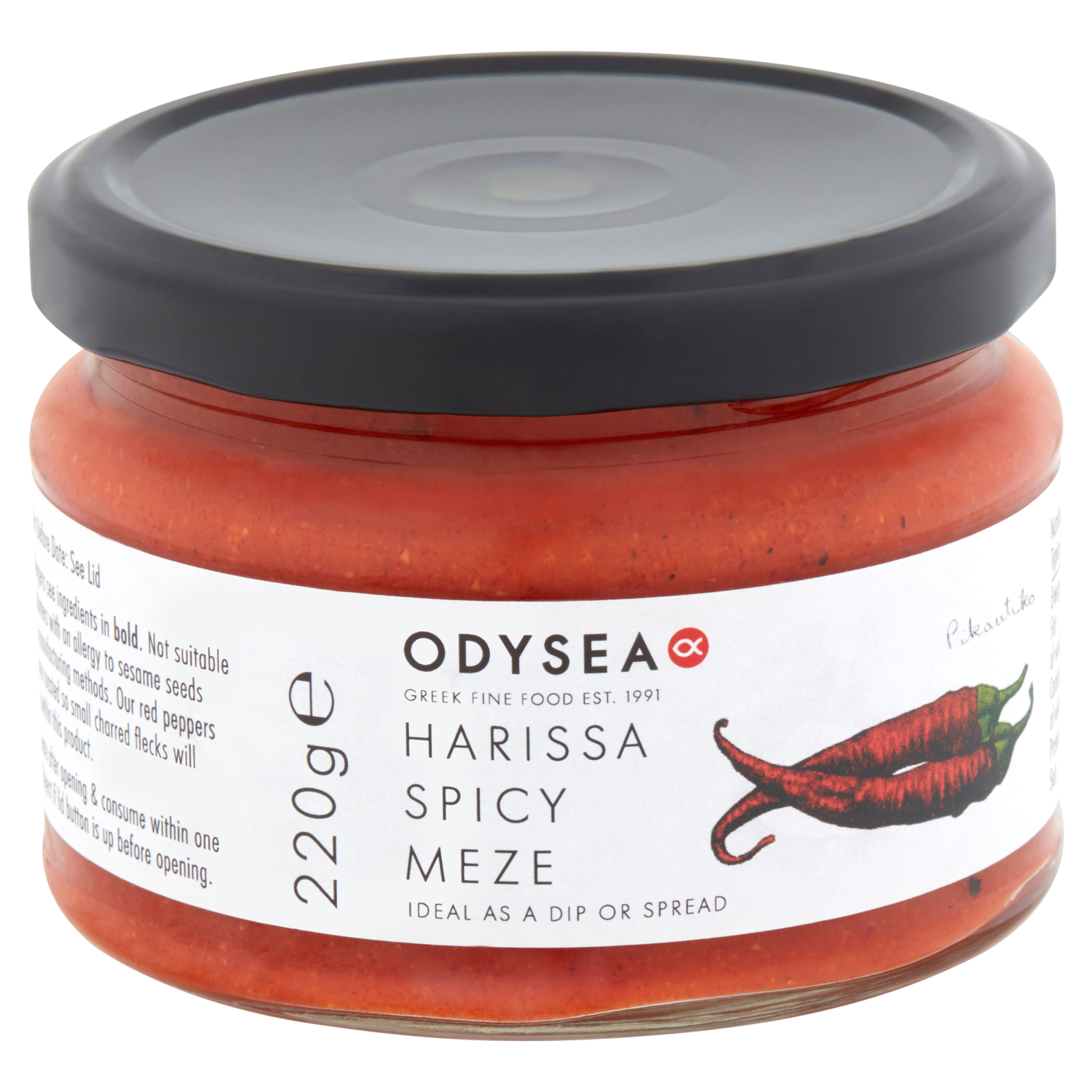 Odysea Harissa Meze 220g - Sheridans Cheesemongers - We Sell Irish And 