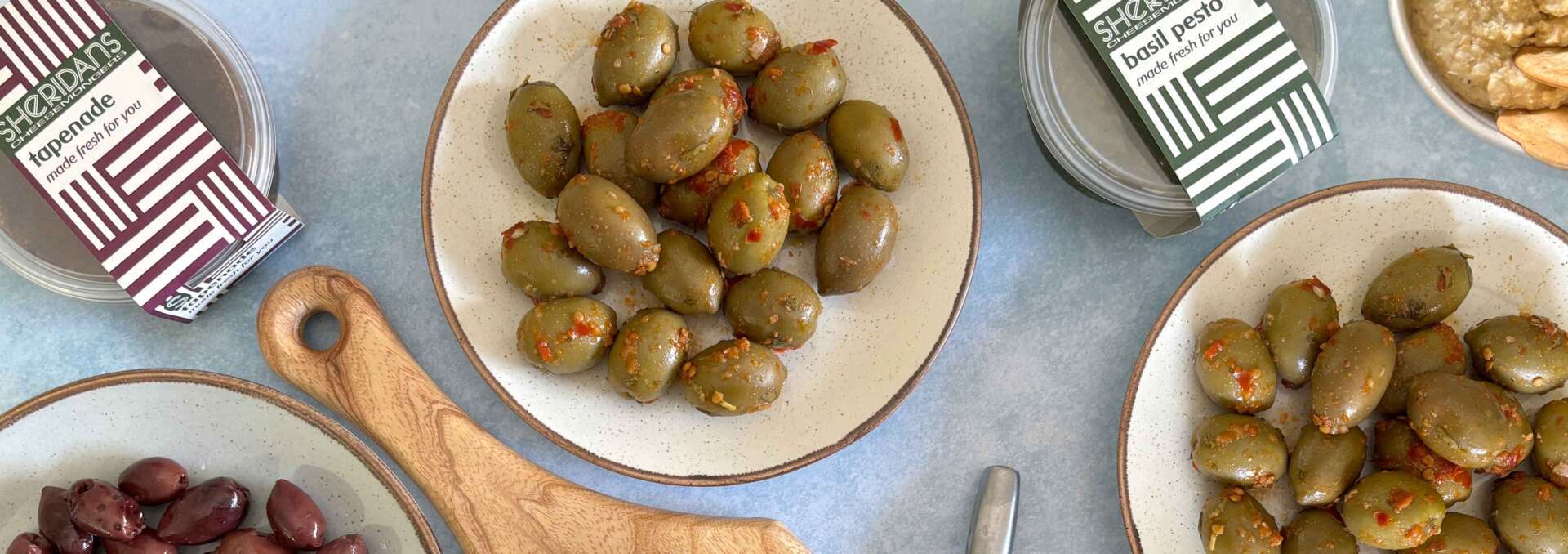 Sheridans Hummus, Pesto & Olives Sale